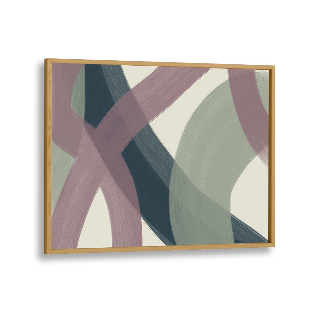 romy ii by yopie studio abstract art paintings in Oak Wood Plain Frame