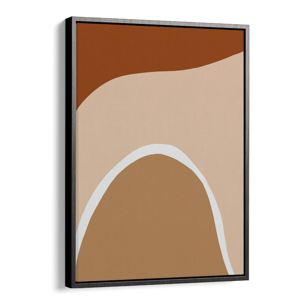 sand by yopie studio abstract art paintings in Black Floater Frame