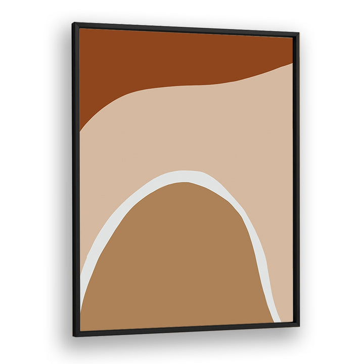 sand by yopie studio abstract art paintings in Black Plain Frame