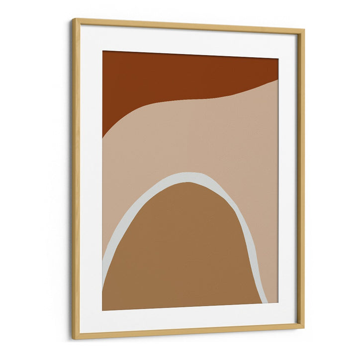 sand by yopie studio abstract art paintings in Oak Wood Frame With Mount