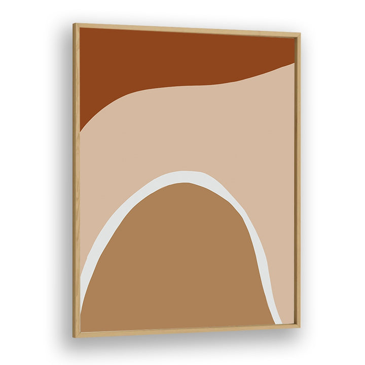 sand by yopie studio abstract art paintings in Oak Wood Plain Frame