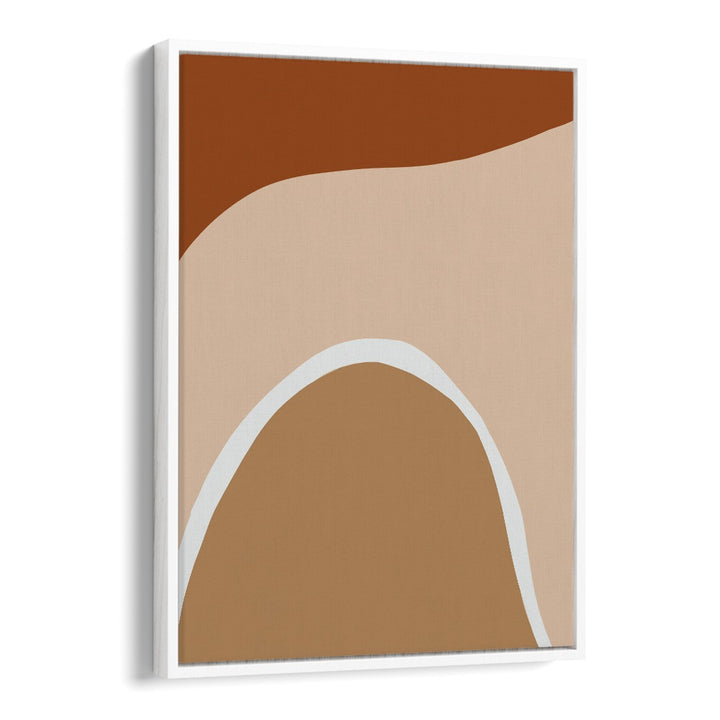 sand by yopie studio abstract art paintings in White Floater Frame