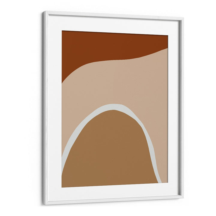 sand by yopie studio abstract art paintings in White Frame With Mount