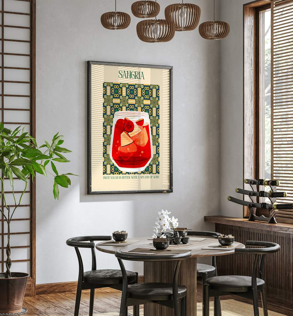 sangria ii kitchen posters kitchen art prints Artwork II placed on a wall