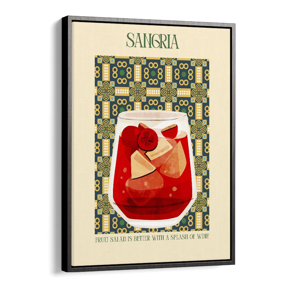 sangria ii kitchen posters kitchen art prints in Black Floater Frame