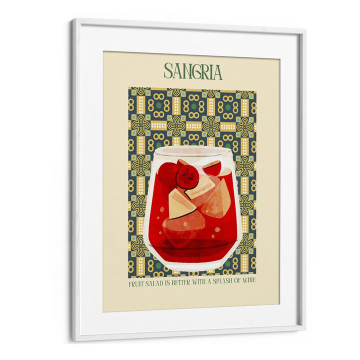 sangria ii kitchen posters kitchen art prints in White Frame With Mount