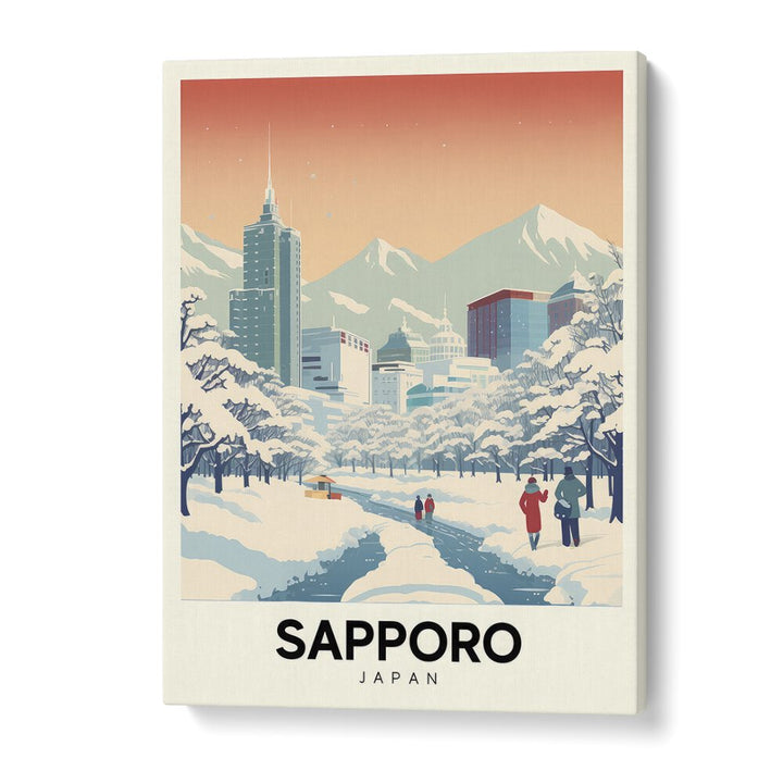 sapporo serenity travel posters in Gallery Wrap