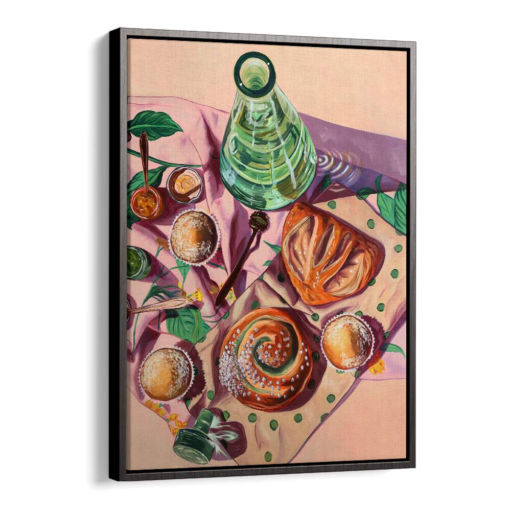 september rolls around kitchen posters in Black Floater Frame