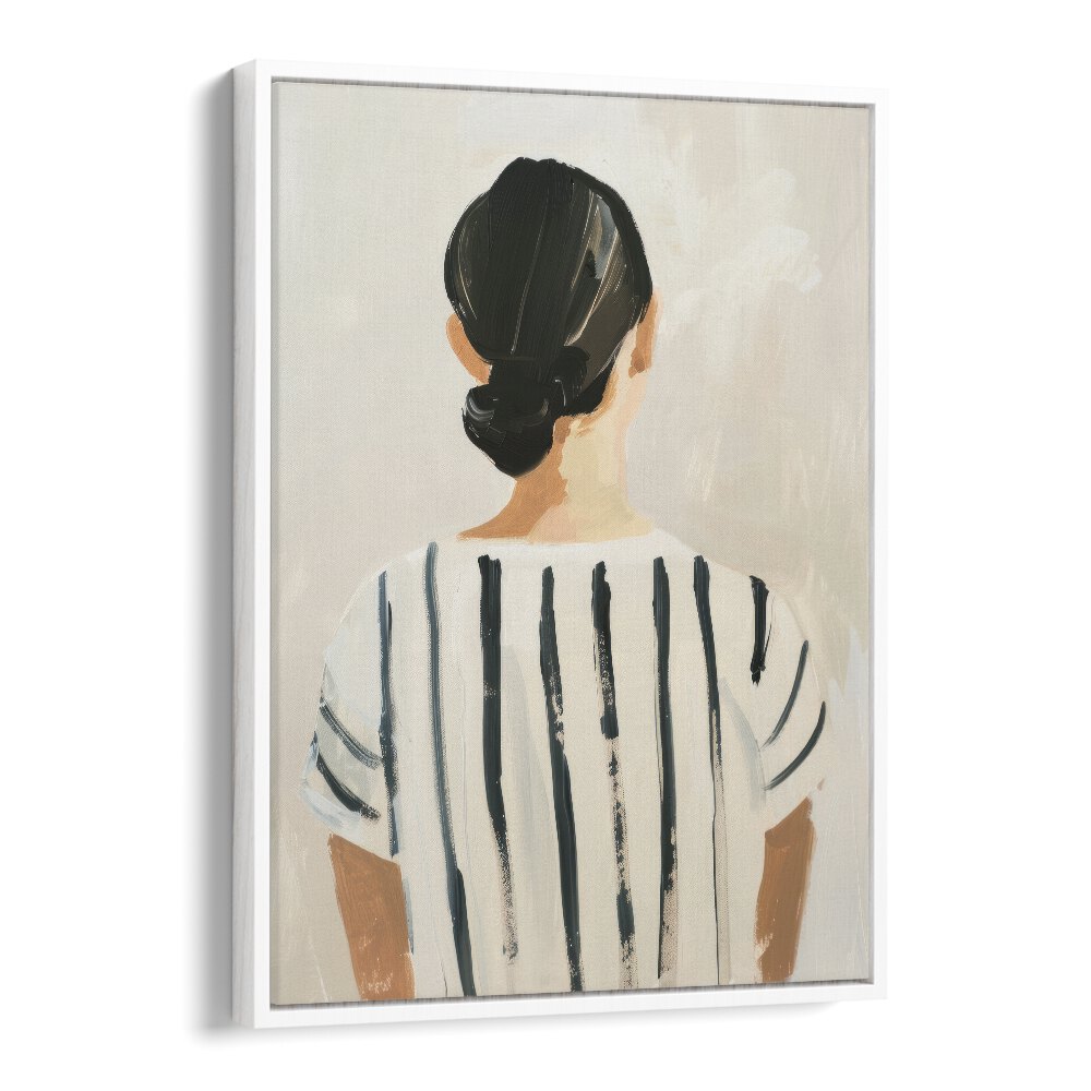 serene reflections electric wall art prints in White Floater Frame