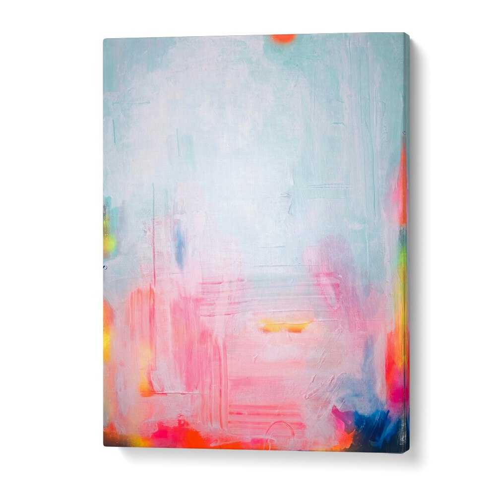 serotonin abstract paintings in Gallery Wrap