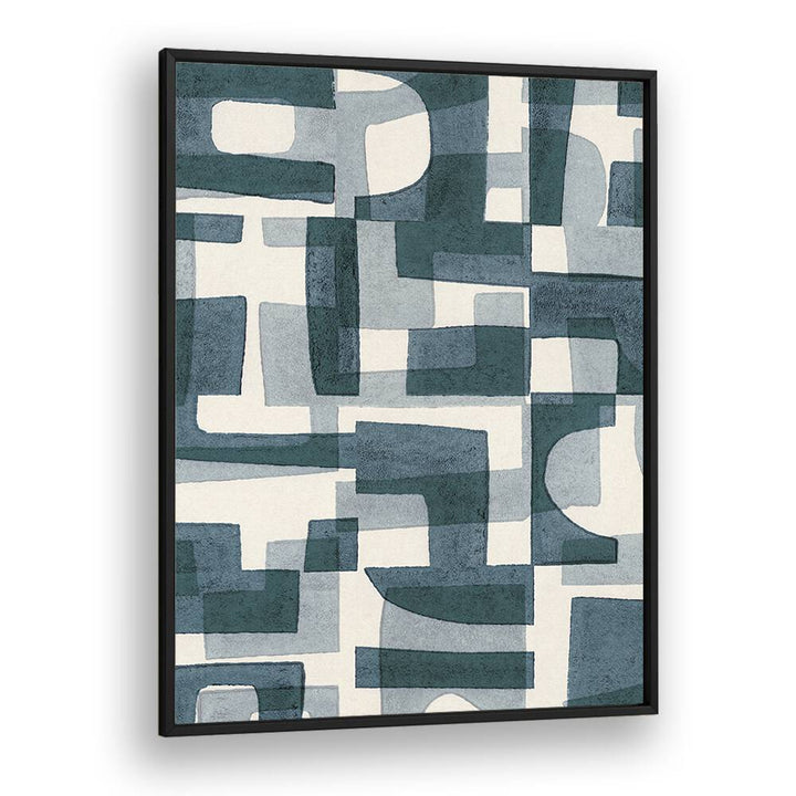 shapes a shadows i by alisa galitsyna geometric prints geometric paintings in Black Plain Frame