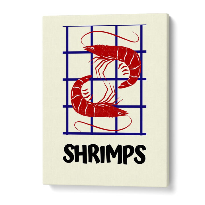 shrimps kitchen posters  kitchen art prints in Gallery Wrap