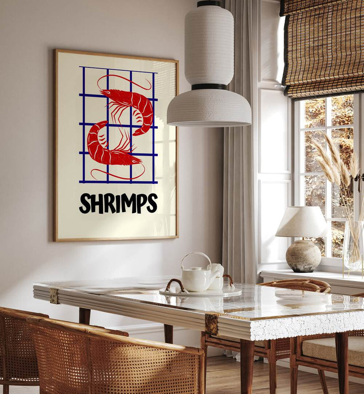 shrimps kitchen posters kitchen art prints Artwork I placed on a wall