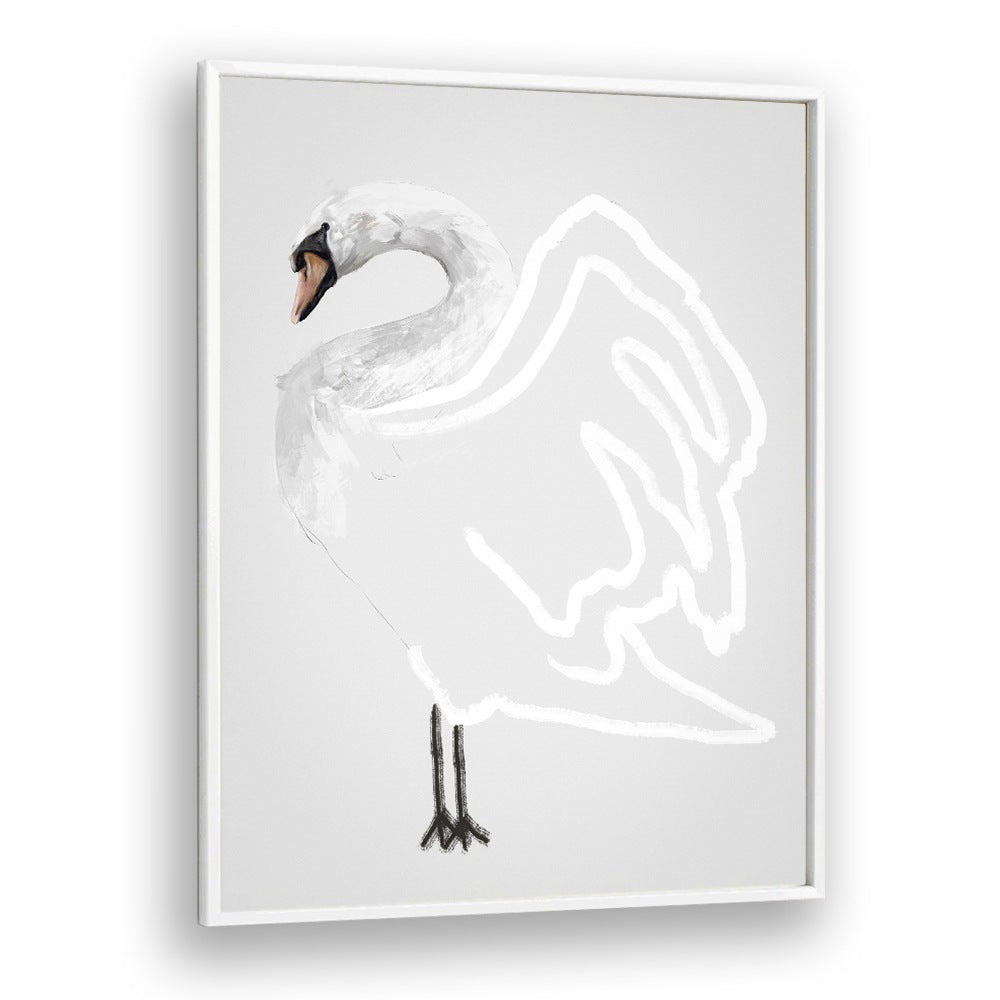 simplicity by gabriella roberg wildlife paintings wildlife posters in White Plain Frame