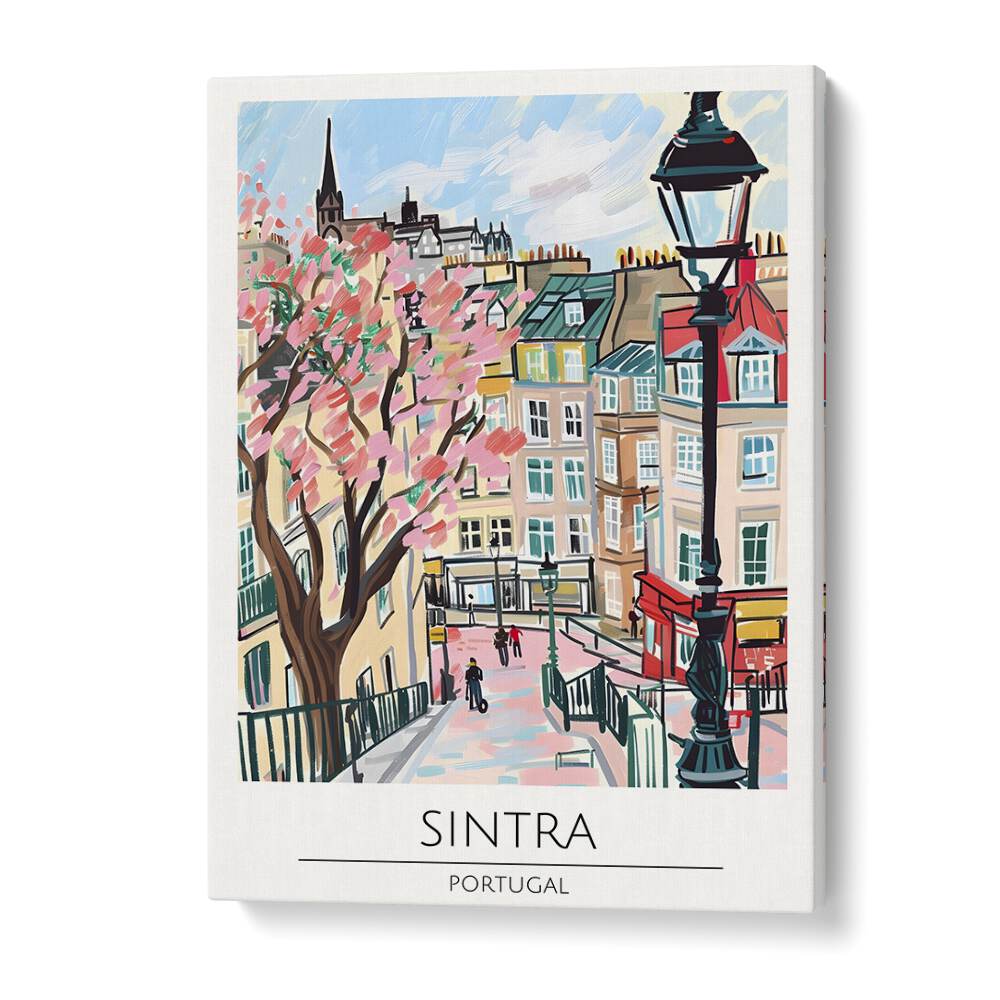 sintra-portugal travel posters in Gallery Wrap