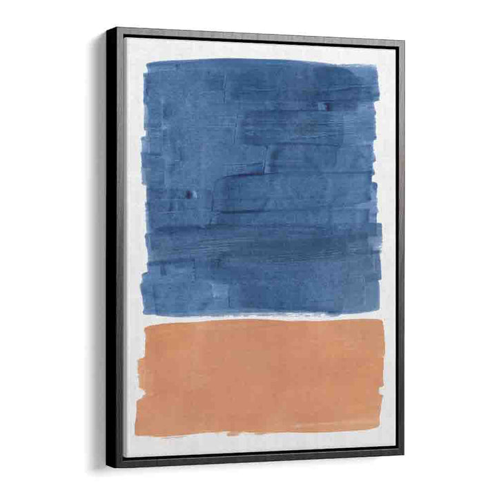 skin lake by ejaaz haniff abstract art prints in Black Floater Frame