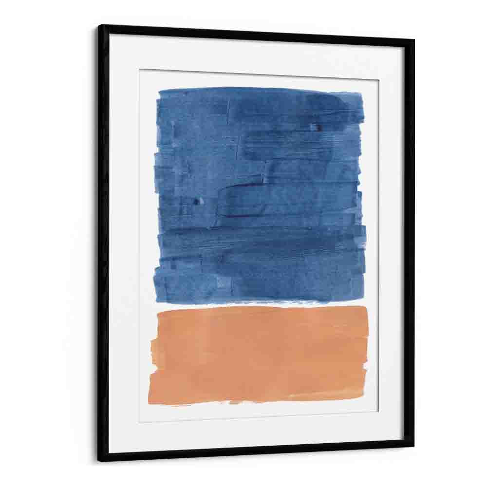 skin lake by ejaaz haniff abstract art prints in Black Frame With Mount