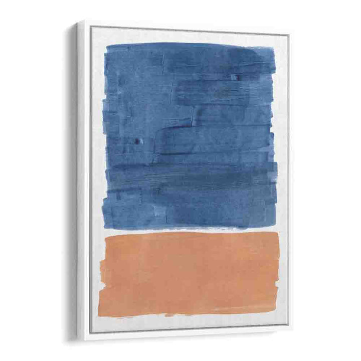 skin lake by ejaaz haniff abstract art prints in White Floater Frame