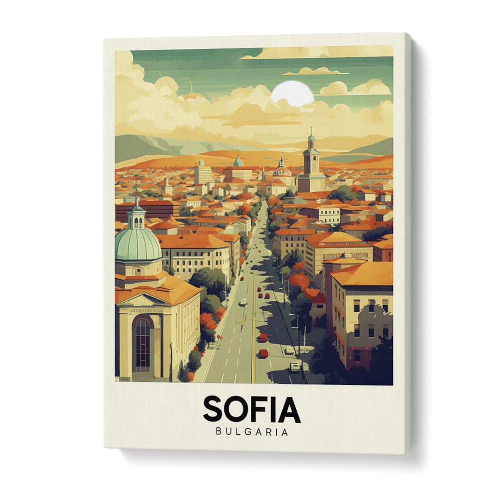 sofia-bulgaria I travel posters in Gallery Wrap