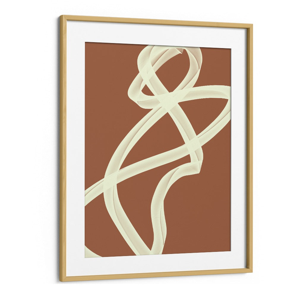 solete by yopie studio abstract art paintings in Oak Wood Frame With Mount 