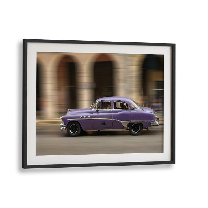 spaceride 9.0-I car poster in Black Frame With Mount