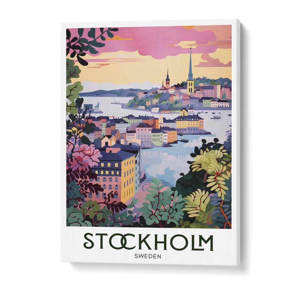 stockholm serenity travel posters in Gallery Wrap