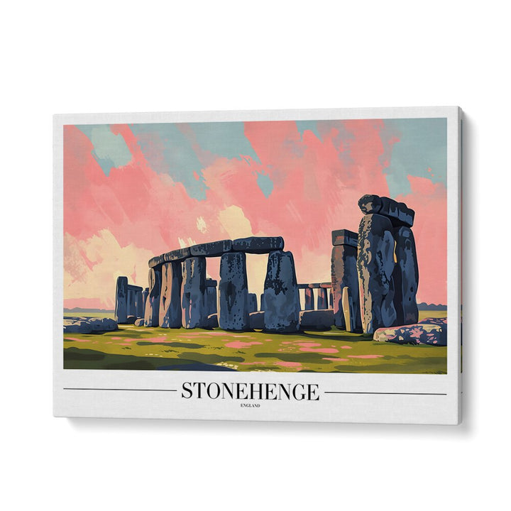 stonehenge-england travel posters in Gallery Wrap