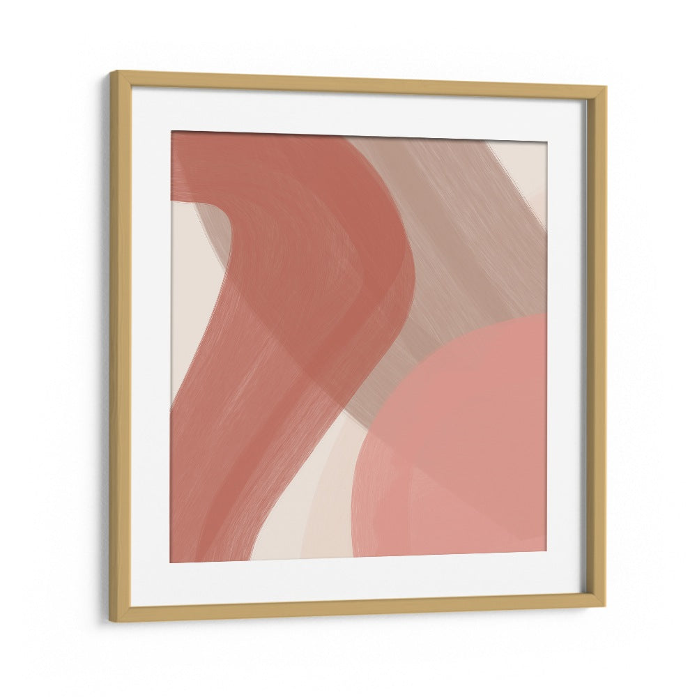 studio by yopie studio abstract art paintings in Oak Wood Frame With Mount