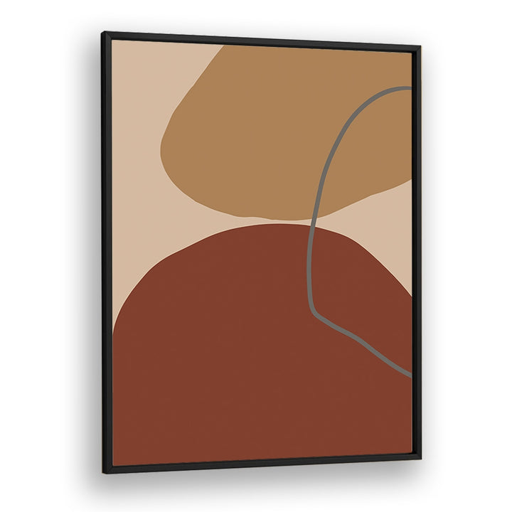 subtile by yopie studio abstract art paintings in Black Plain Frame