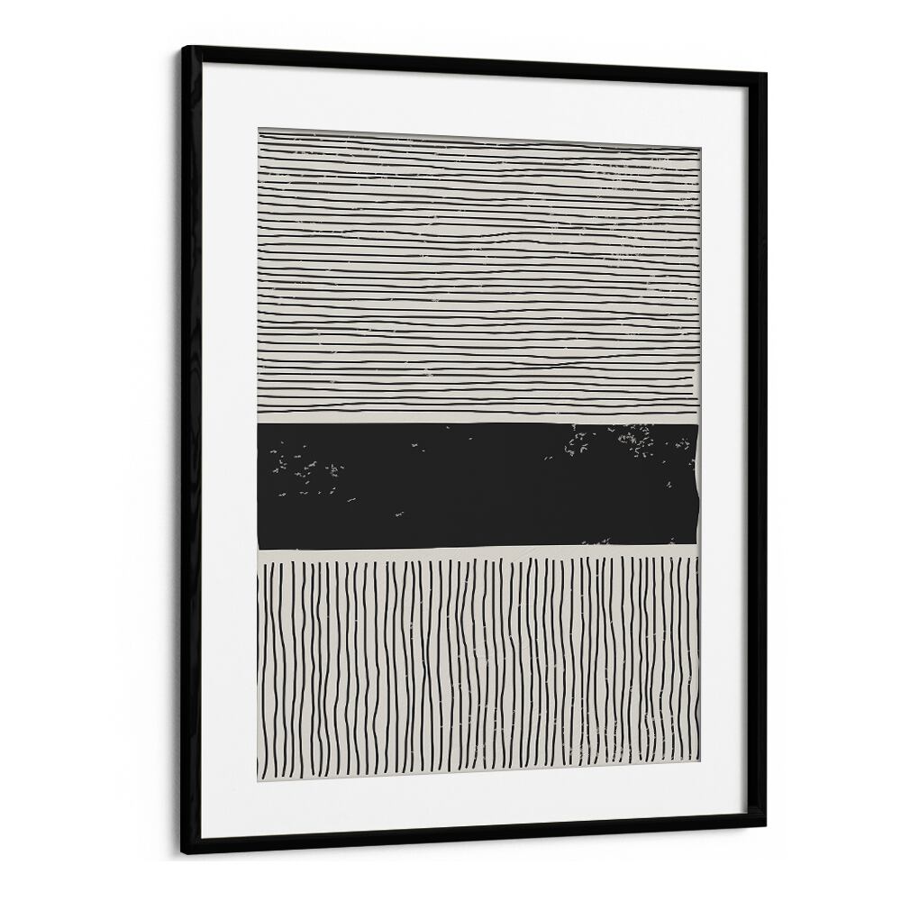 subtle line series v by jay stanley geometric art prints geometric paintings in Black Frame With Mount