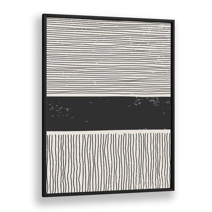 subtle line series v by jay stanley geometric art prints geometric paintings in Black Plain Frame