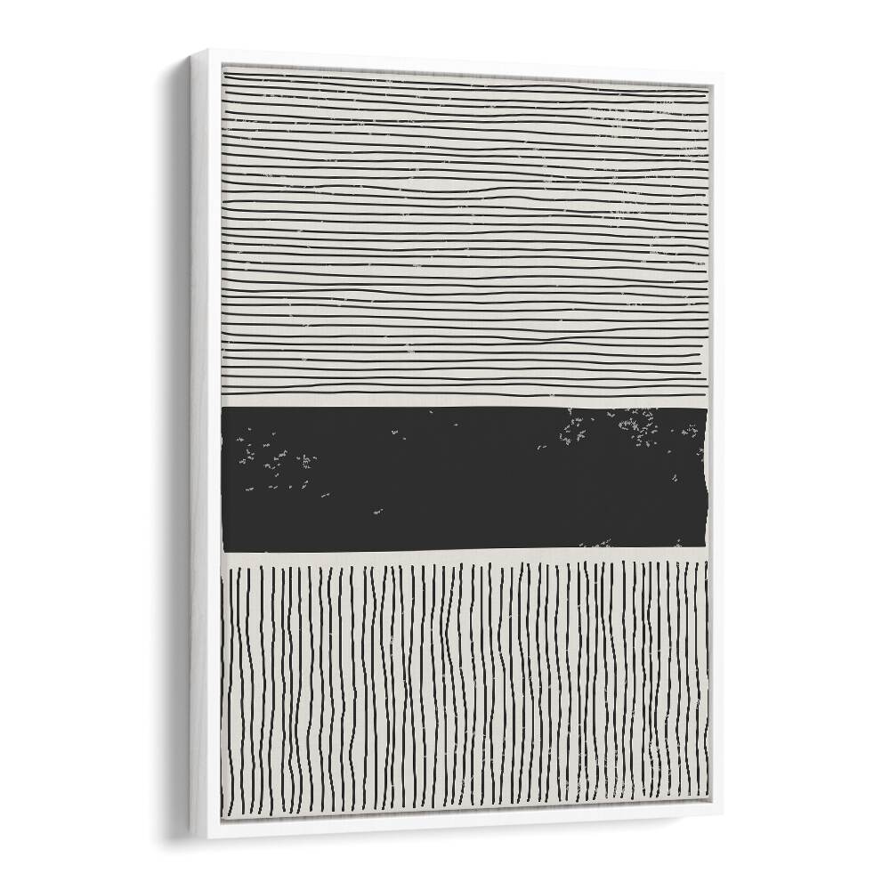 subtle line series v by jay stanley geometric art prints geometric paintings in White Floater Frame