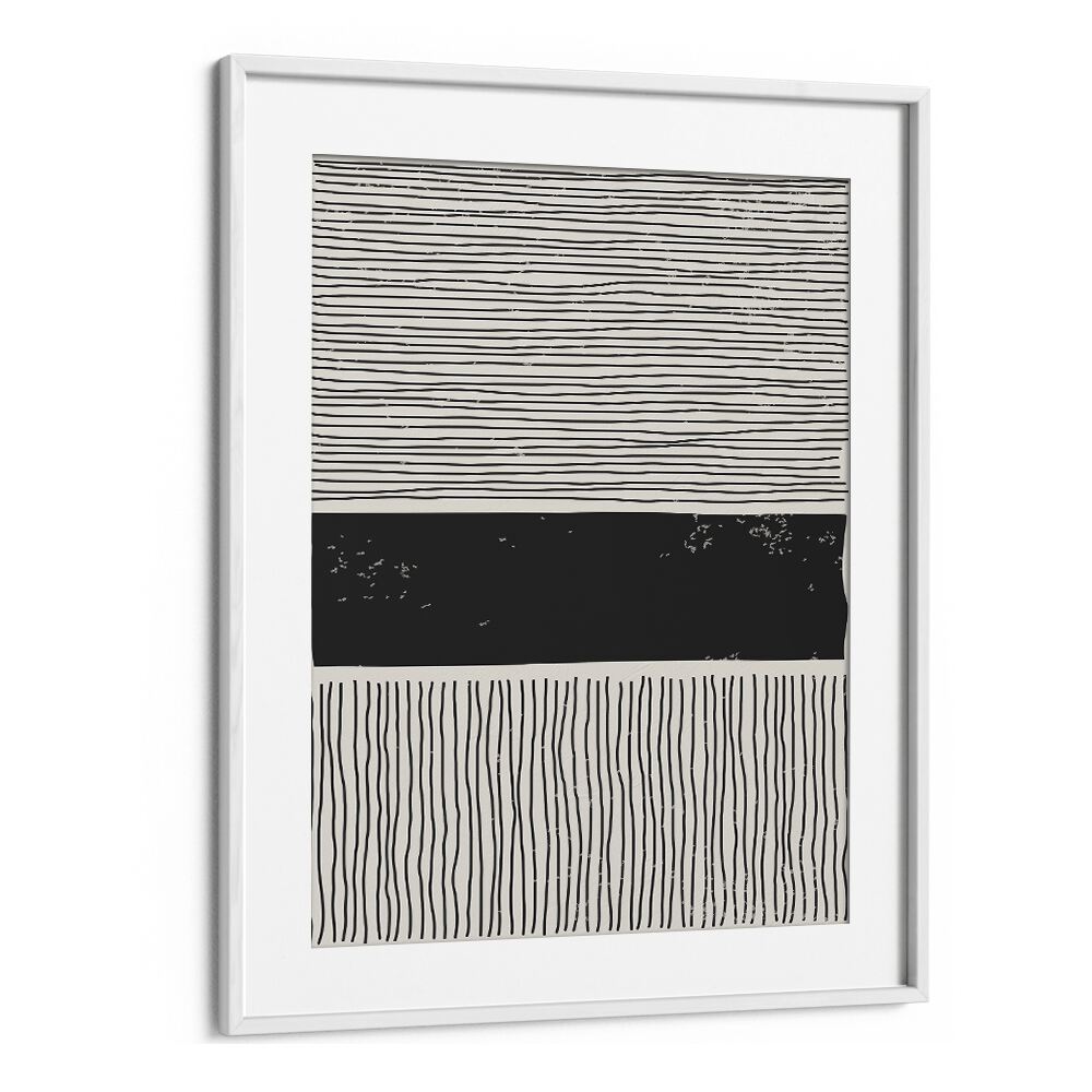 subtle line series v by jay stanley geometric art prints geometric paintings in White Frame With Mount