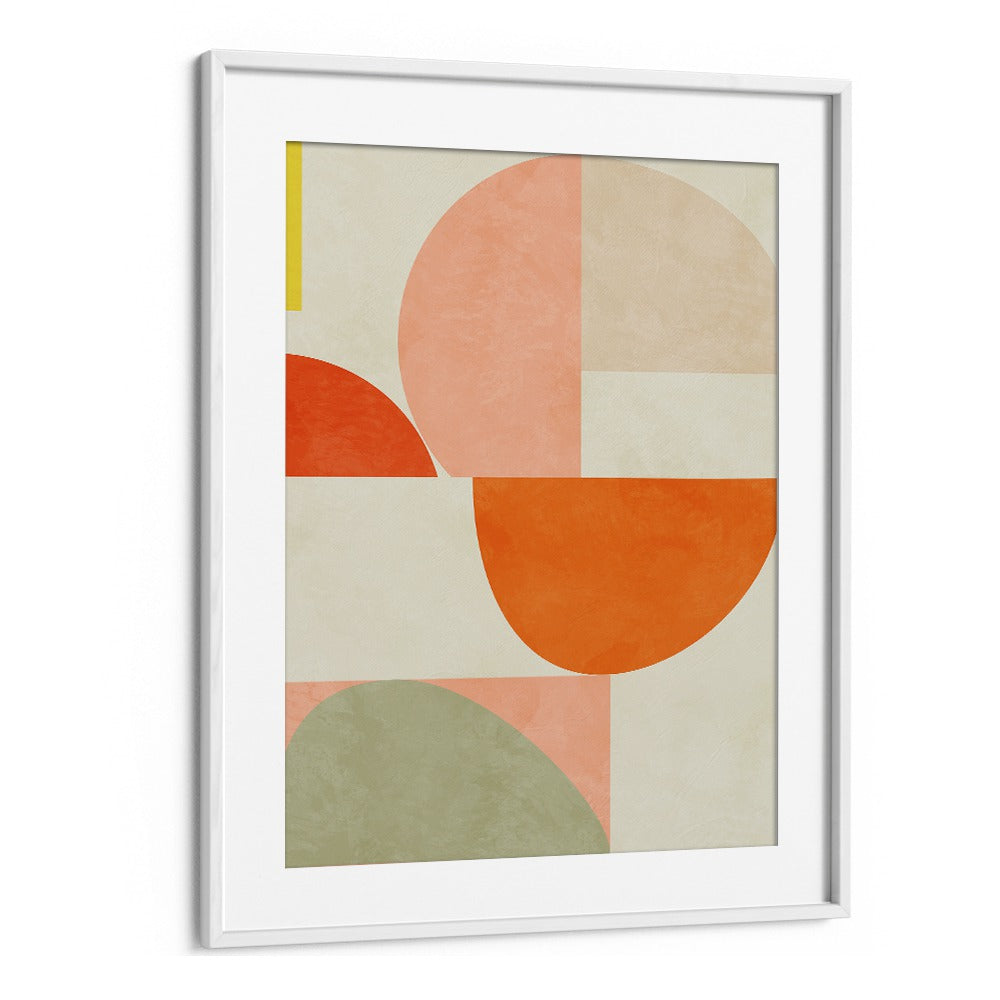 summer circle ii by ana rut bre abstract art abstract wall art in White Frame With Mount