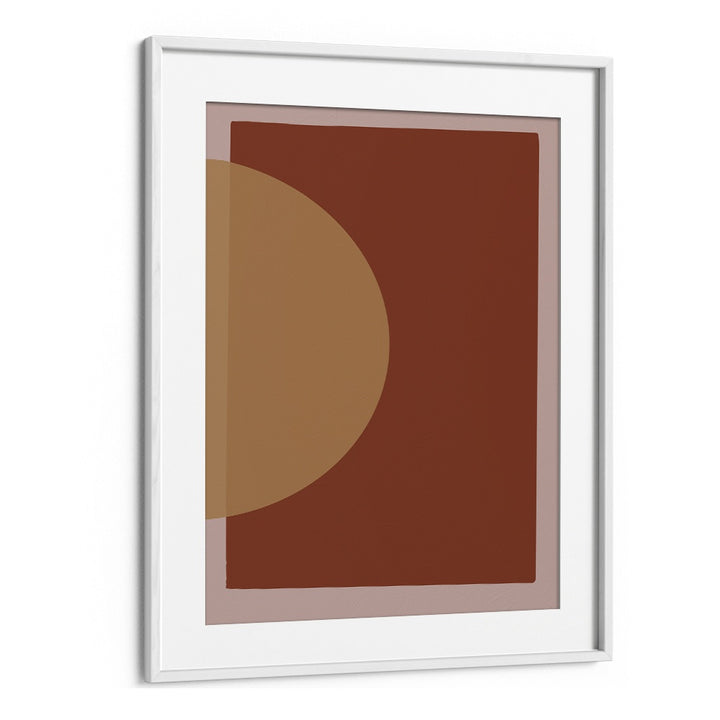 sun by by yopie studio abstract art paintings in White Frame With Mount