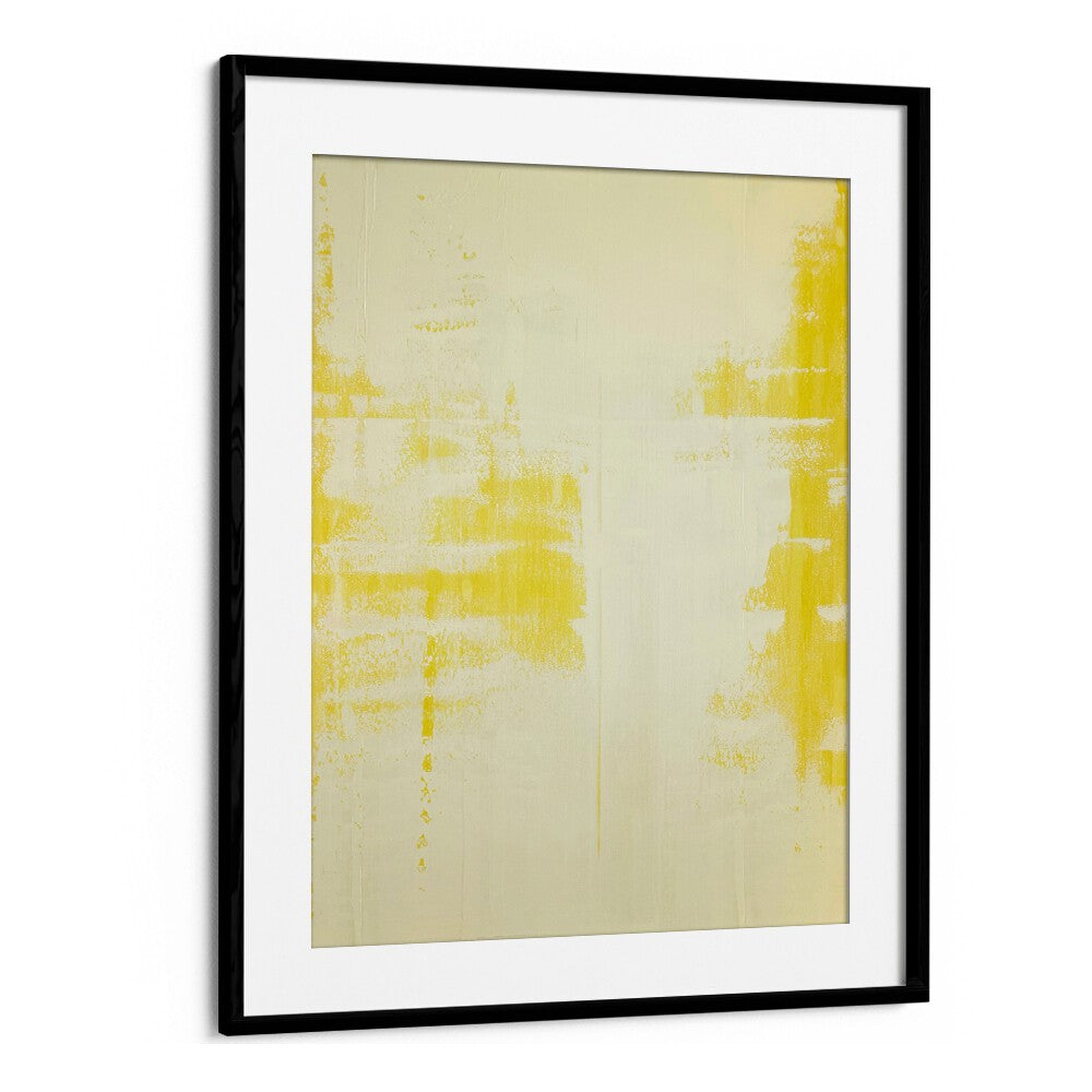 sunny side up abstract paintings in Black Frame With Mount