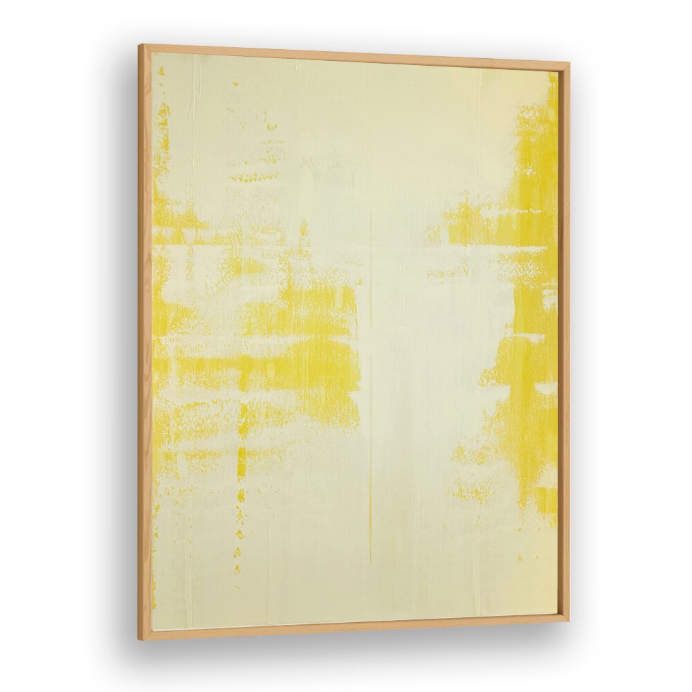 sunny side up abstract paintings in Oak Wood Plain Frame