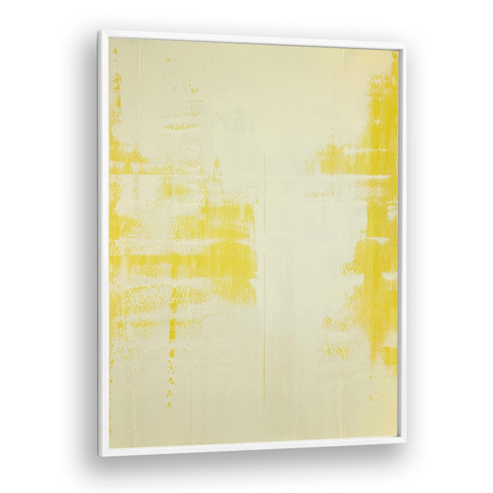 sunny side up abstract paintings in White Plain Frame