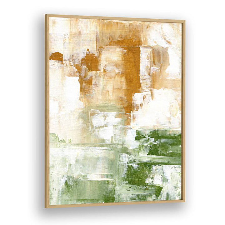 sunny valley by ejaaz haniff abstract art prints in Oak Wood Plain Frame