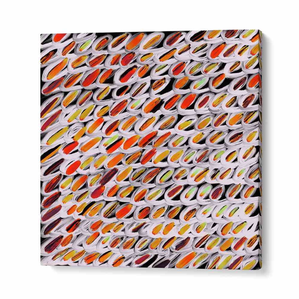 sushi roll abstract art in Gallery Wrap