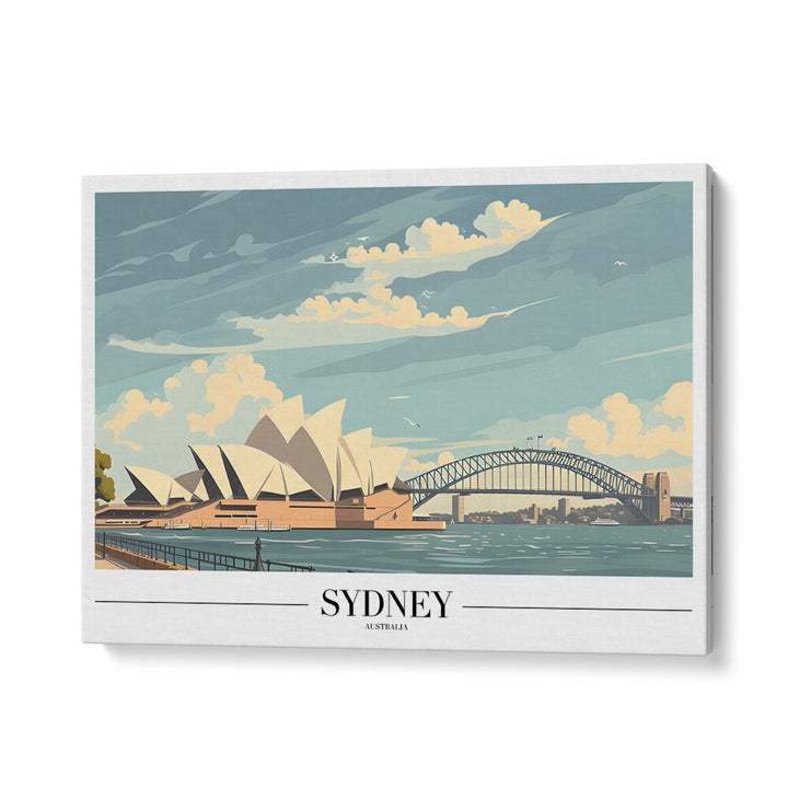 sydney I travel posters in Gallery Wrap