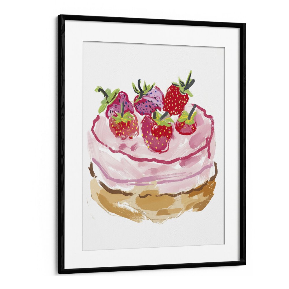 taste temptations electric wall art prints in Black Frame With Mount