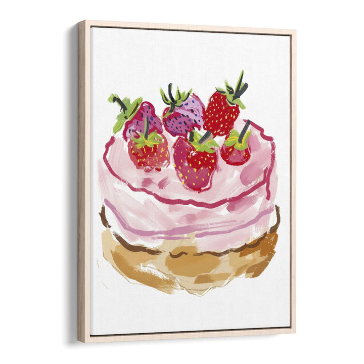 taste temptations electric wall art prints in Oak Wood Floater Frame