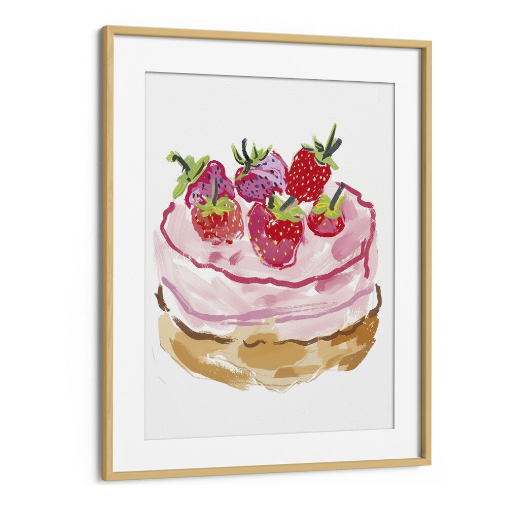 taste temptations electric wall art prints in Oak Wood Frame With Mount