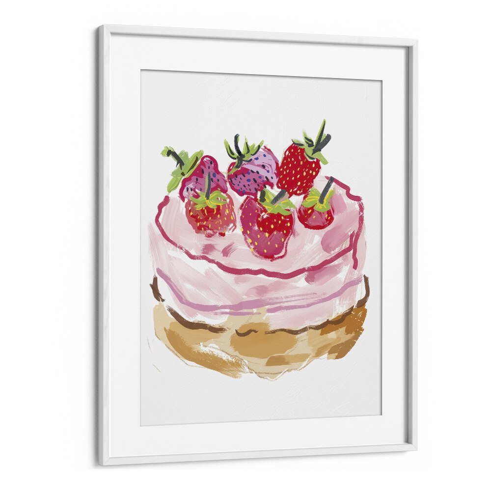 taste temptations electric wall art prints in White Frame With Mount