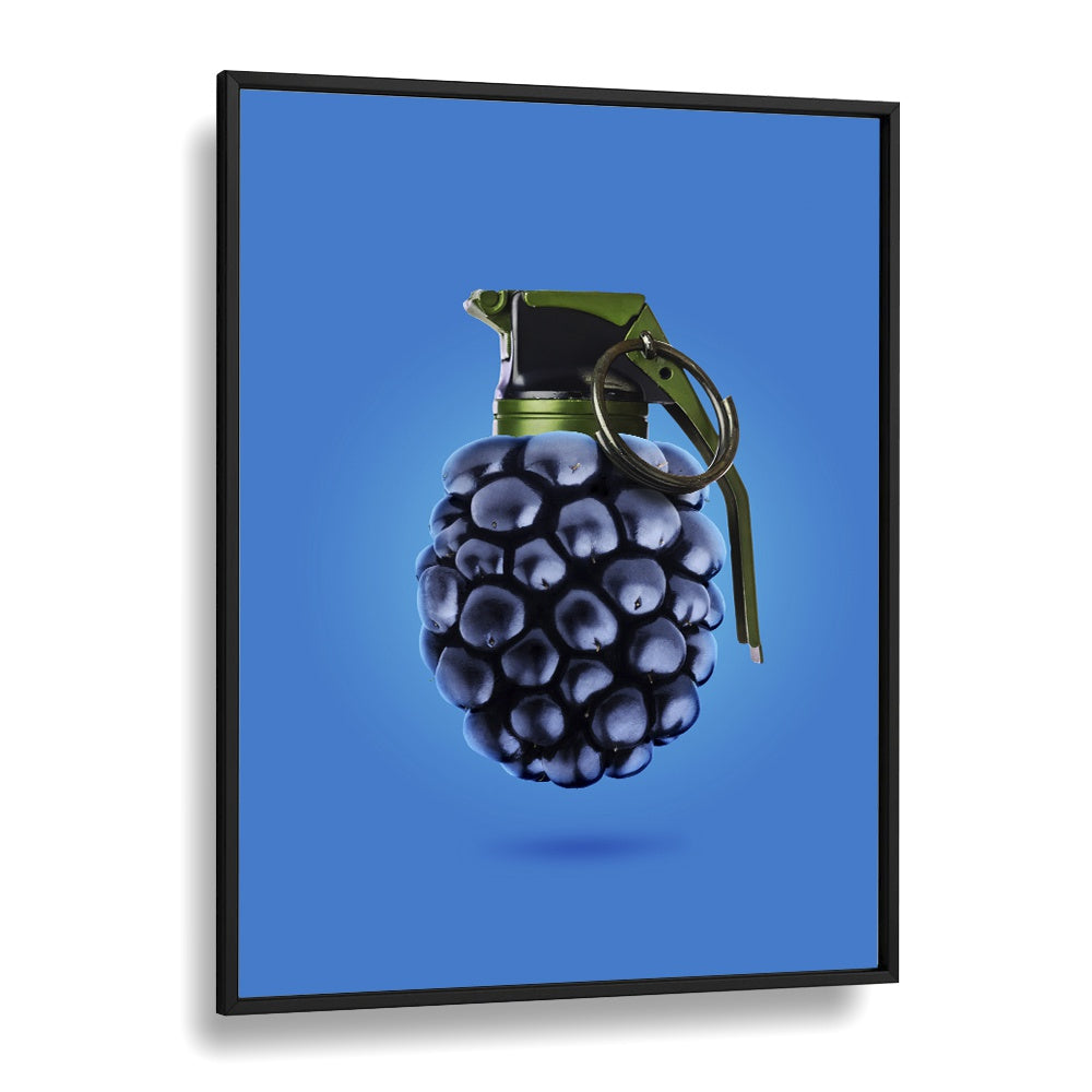 tasty bang kitchen posters kitchen art prints in Black Plain Frame