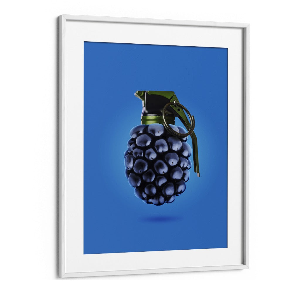 tasty bang kitchen posters kitchen art prints in White Frame With Mount