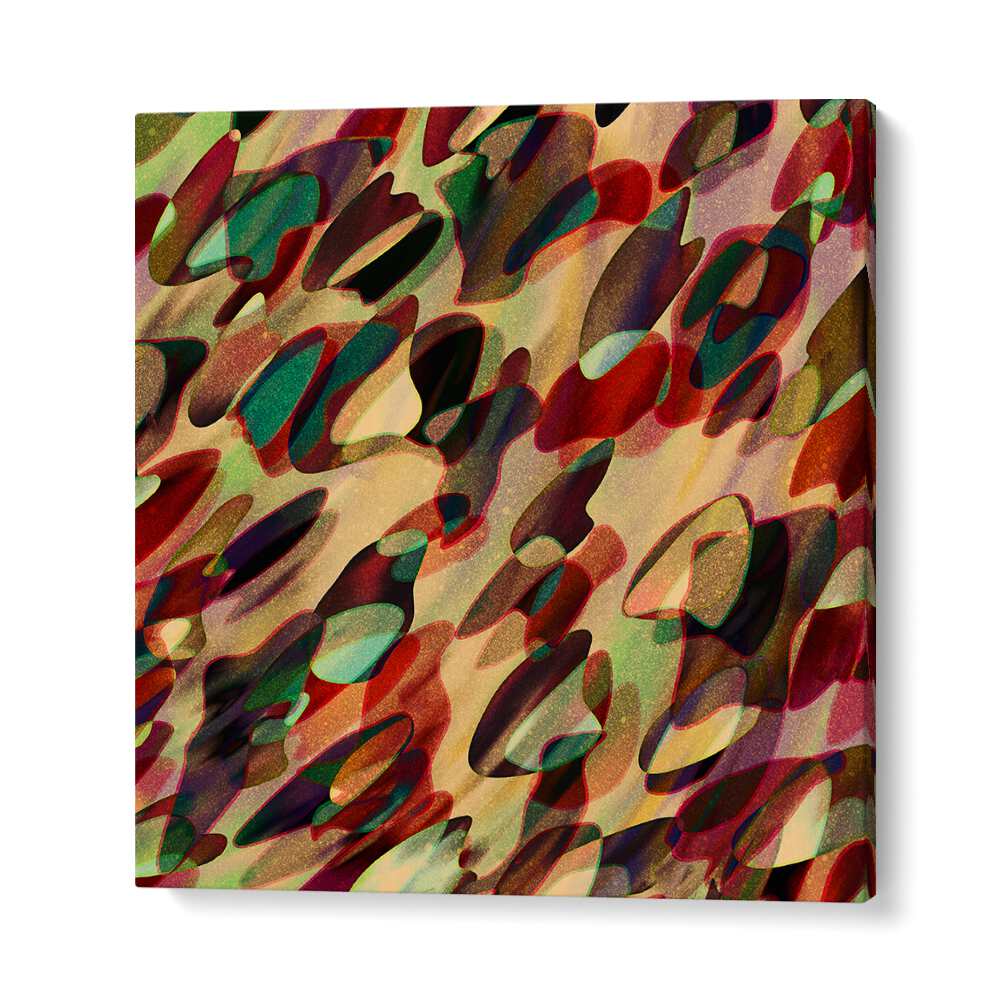 technicolor abstract art in Gallery Wrap