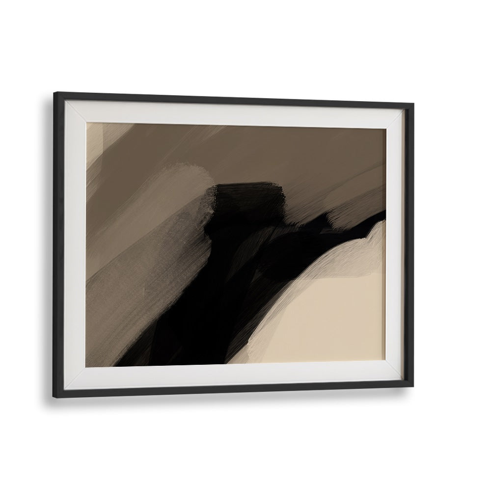 tempestas by yopie studio abstract art paintings in Black Frame With Mount