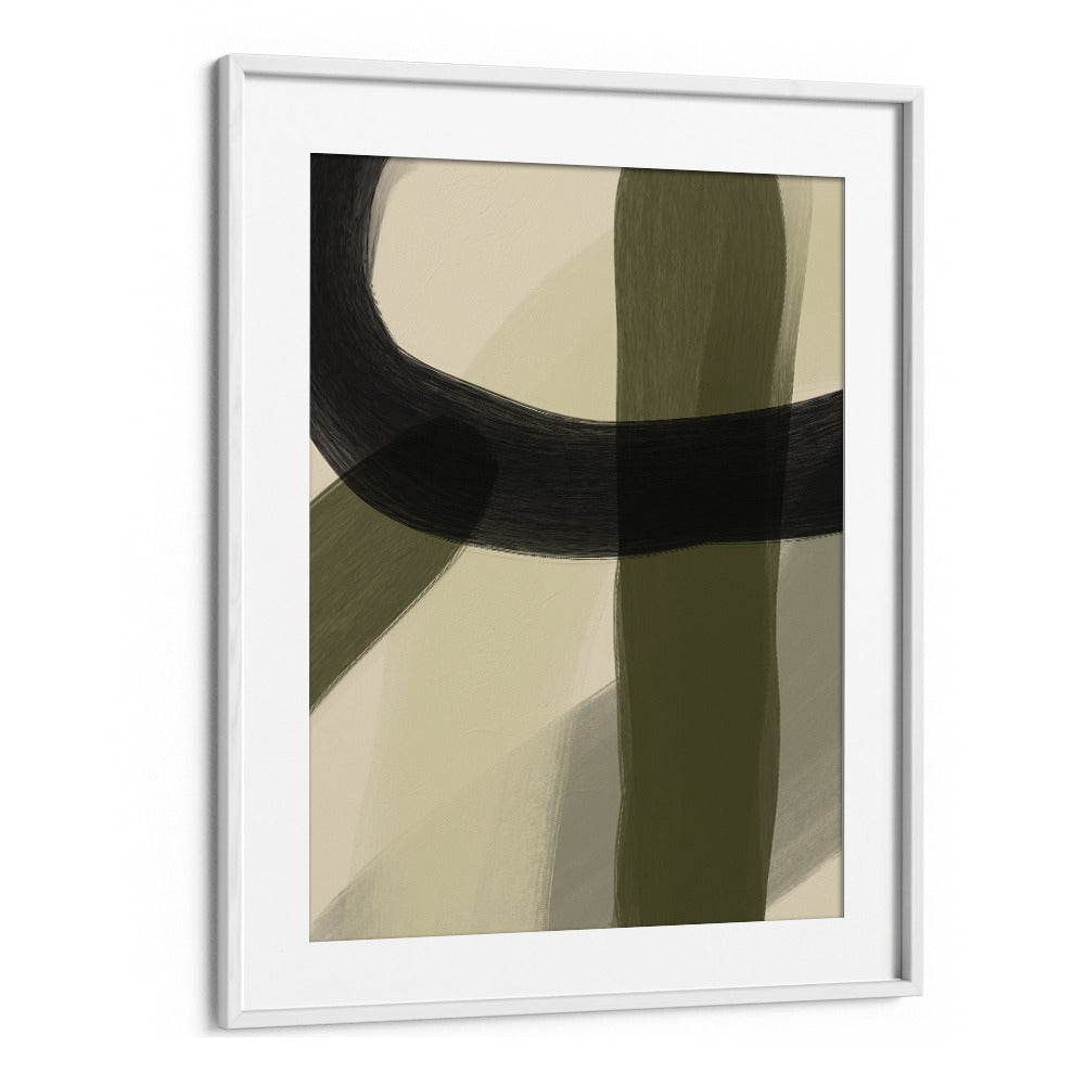 tempus fugit by yopie studio abstract art paintings in White Frame With Mount